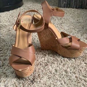 Size 7 1/2 women’s wedge sandals